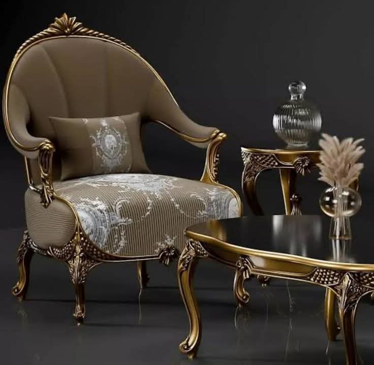 Premium wood armchair