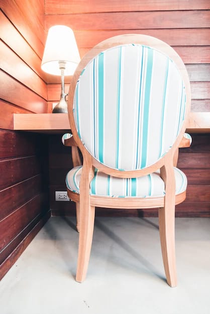 Elegant wooden chair